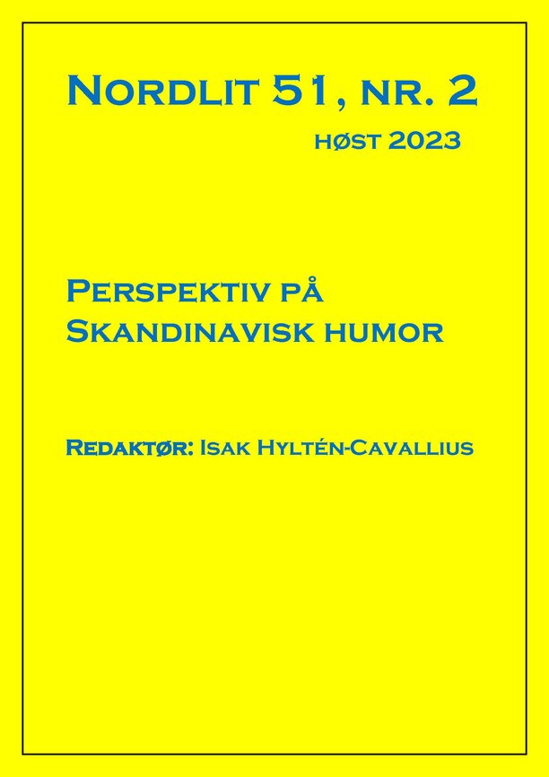 Vol. 51 No. 2 (2023): Perspectives on Scandinavian Humour