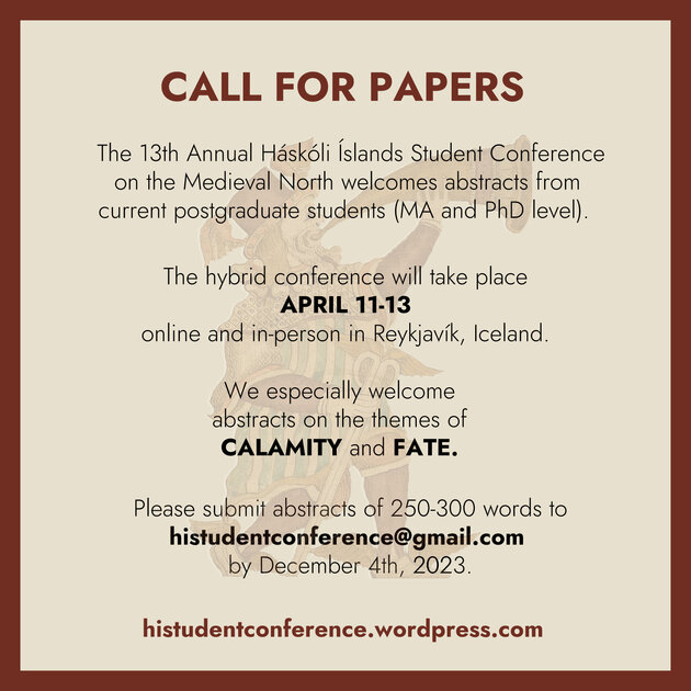 Call for papers poster