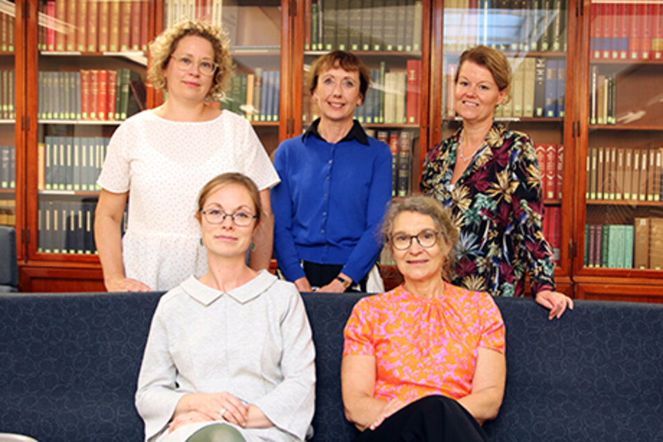 Yvonne Leffler, Åsa Arping, Gunilla Hermansson, Jenny Bergenmar och Birgitta Johansson Lindh