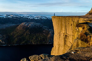 Cliff in Norway