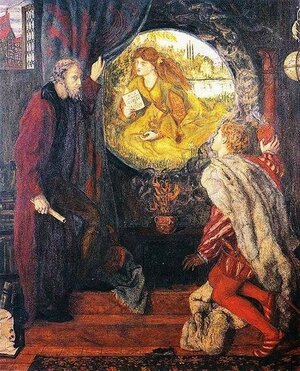 Lucy Madox Browne "Magic Mirror"